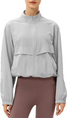 Windproof Sun Protection Jacket - Lightweight Performance Shell for High-Output Activities