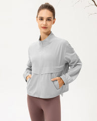 Windproof Sun Protection Jacket - Lightweight Performance Shell for High-Output Activities