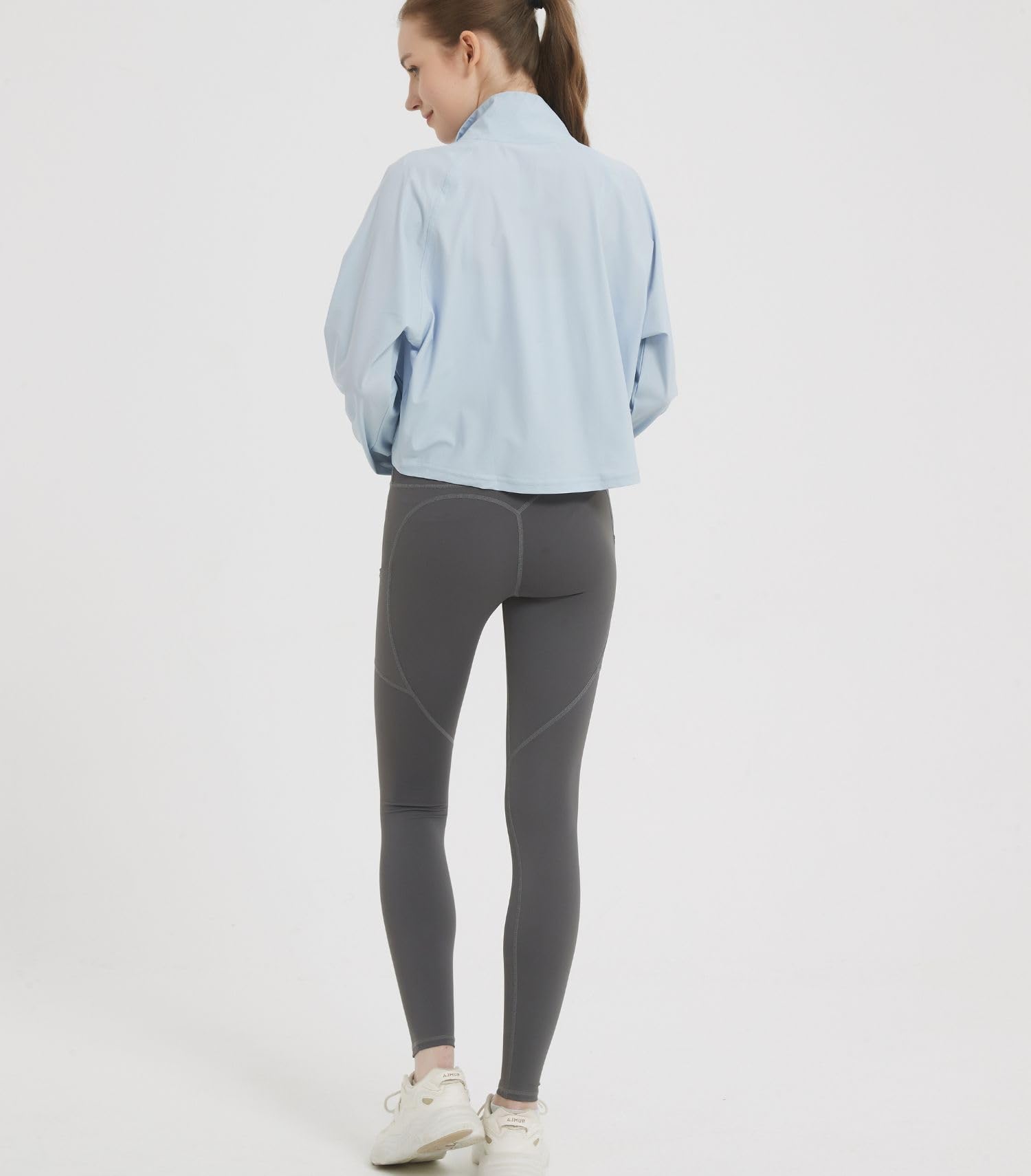 UPF 50+ Cropped Performance Shell - Ventilated Sun Defense for Technical Trails