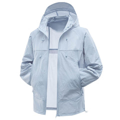 UPF 50+ Quick-Dry Sun Hoodie - Ventilated Protection for High-Intensity Trails