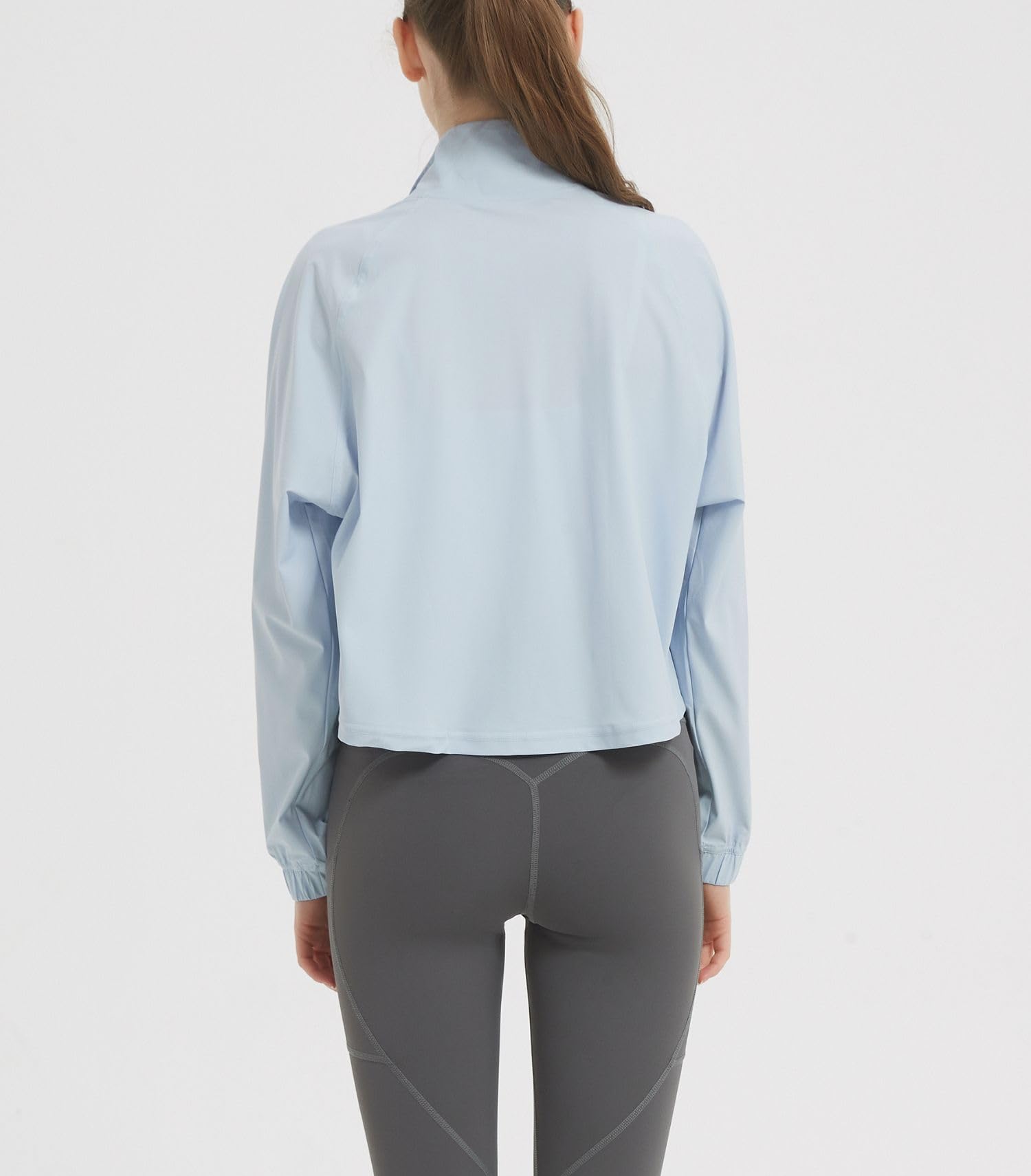 UPF 50+ Cropped Performance Shell - Ventilated Sun Defense for Technical Trails