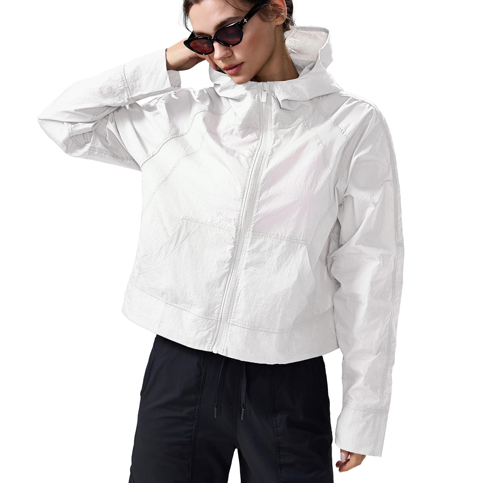 Water-Repellent Cycling Jacket with UPF Protection - Ventilated Wind Shell for High-Exposure Rides