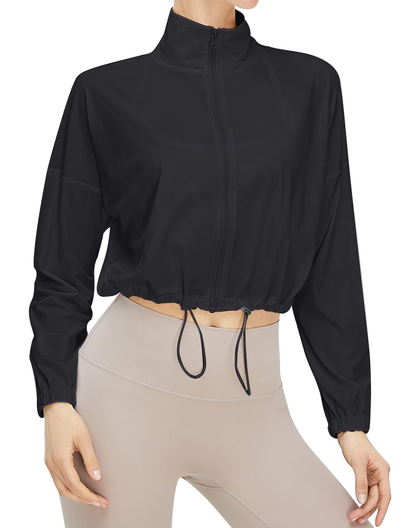 UPF 50+ Cropped Performance Layer - Ventilated Sun Defense for Technical Terrain