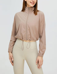 UPF 50+ Cropped Performance Layer - Ventilated Sun Defense for Technical Terrain