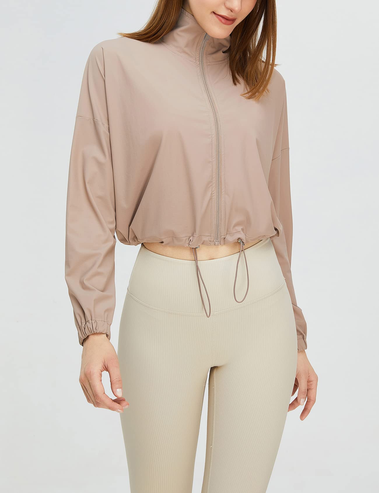 UPF 50+ Cropped Performance Layer - Ventilated Sun Defense for Technical Terrain