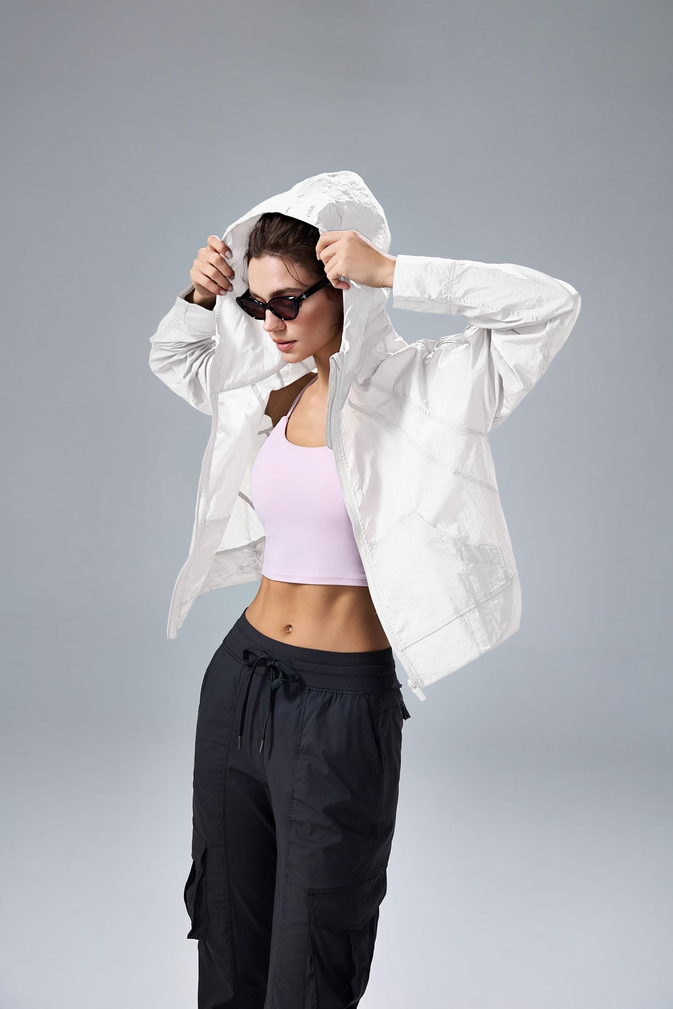 Water-Repellent Cycling Jacket with UPF Protection - Ventilated Wind Shell for High-Exposure Rides