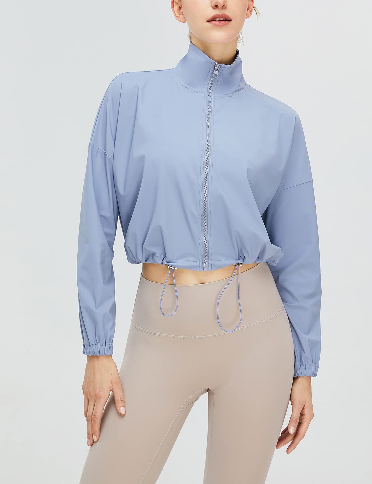 UPF 50+ Cropped Performance Layer - Ventilated Sun Defense for Technical Terrain