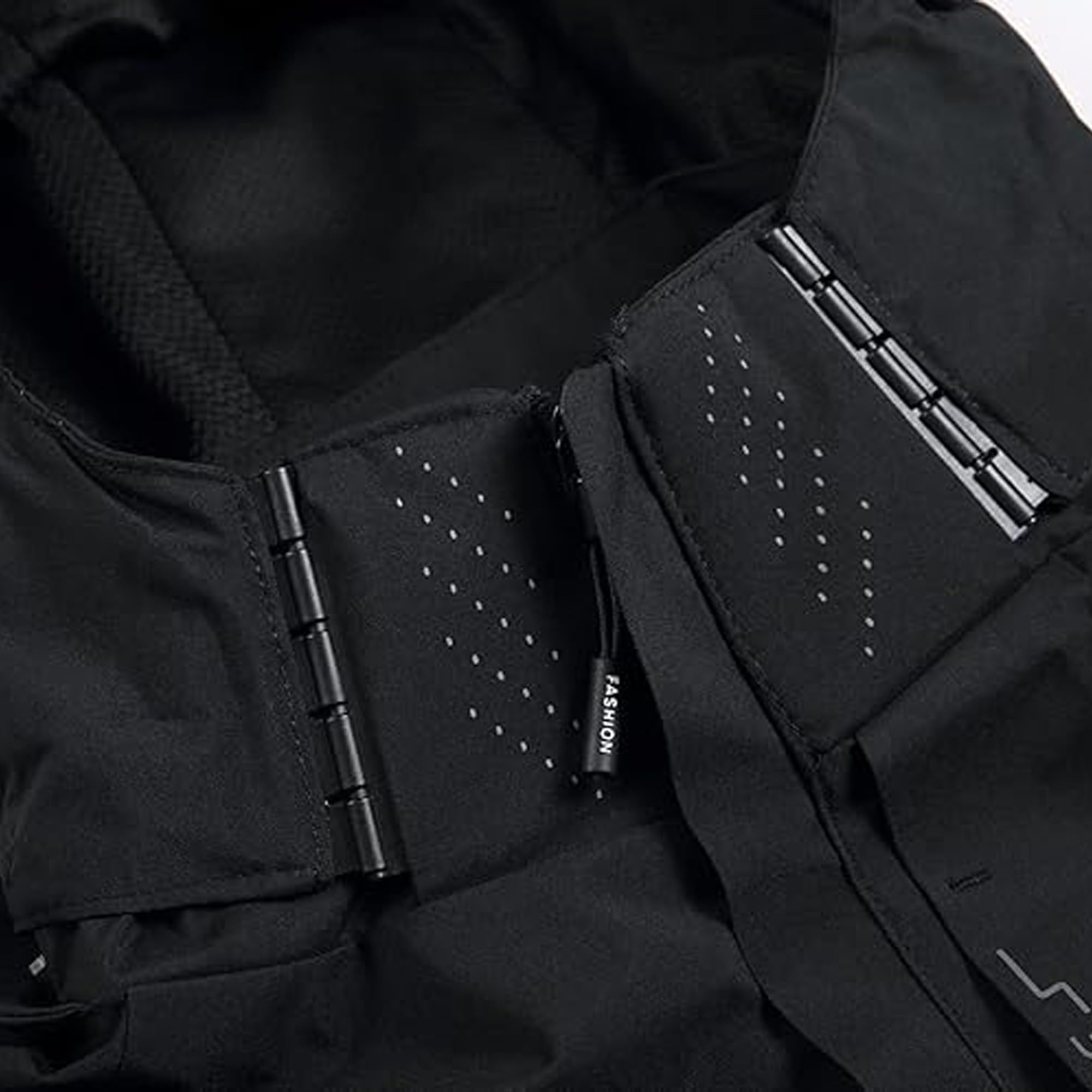 Waterproof Windbreaker Jacket with Removable Hood - Lightweight Protection for Hiking & Cycling