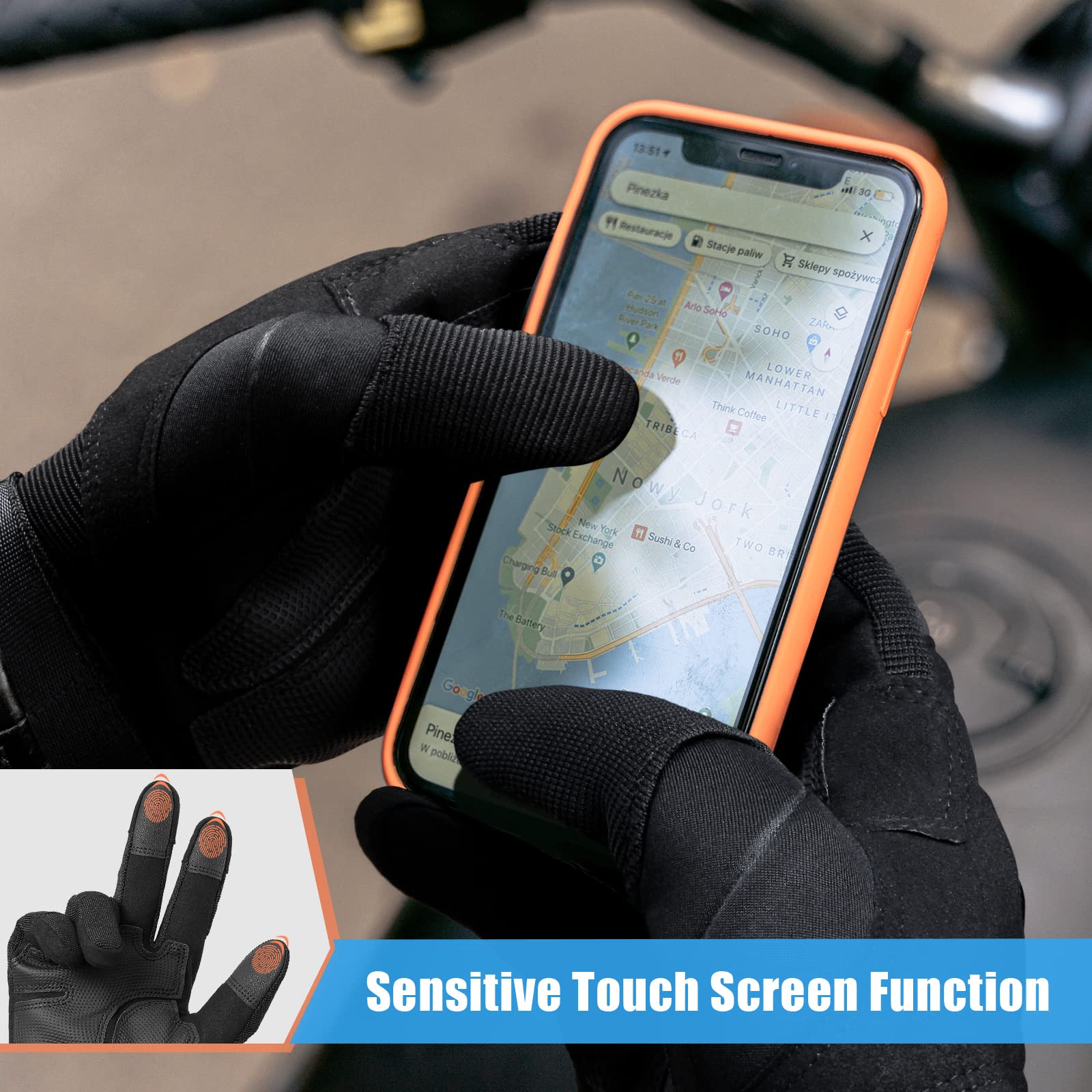 Mountain Climbing Gloves - Rock Grip & Knuckle Protection