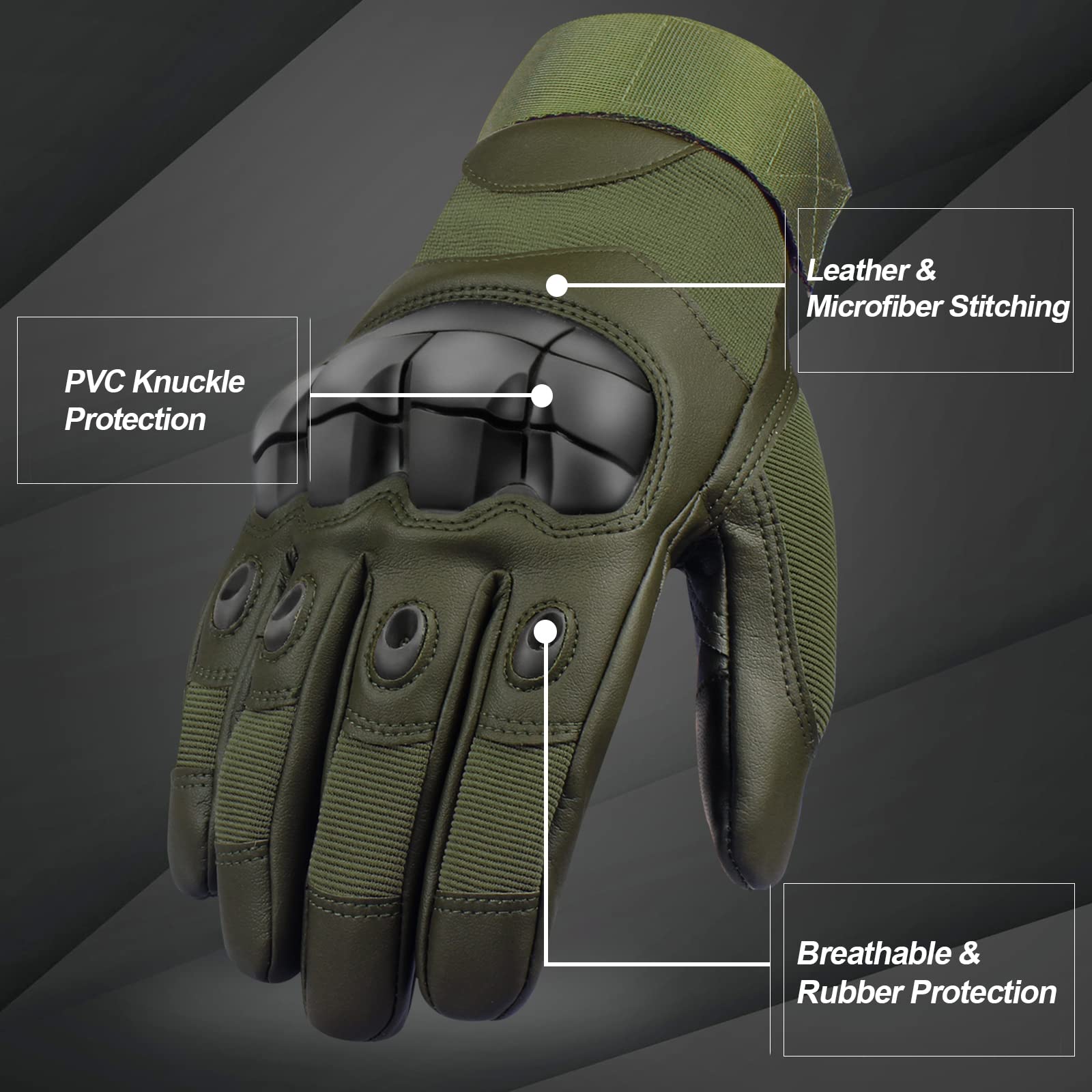 Mountain Climbing Gloves - Rock Grip & Impact Protection