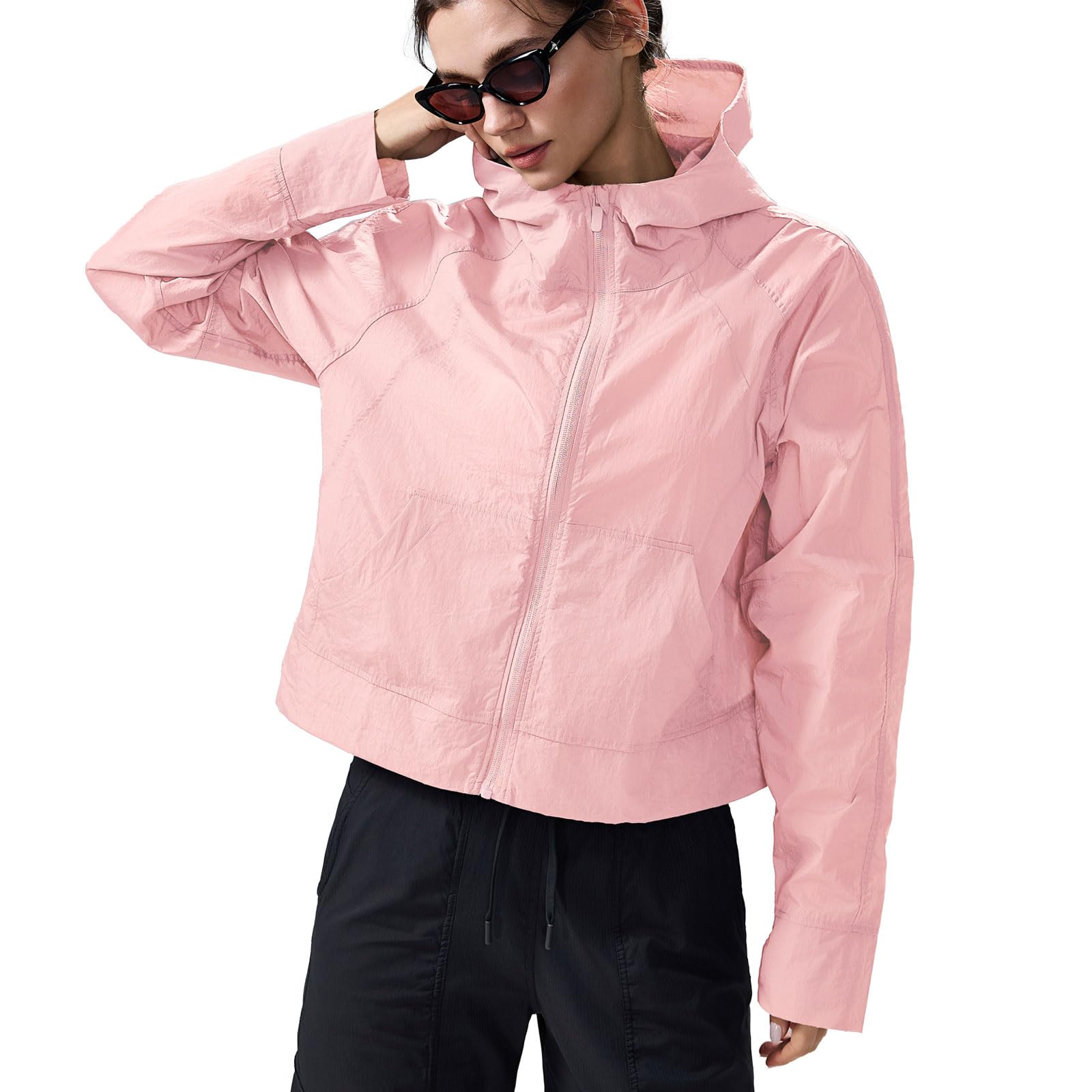 Water-Repellent Cycling Jacket with UPF Protection - Ventilated Wind Shell for High-Exposure Rides