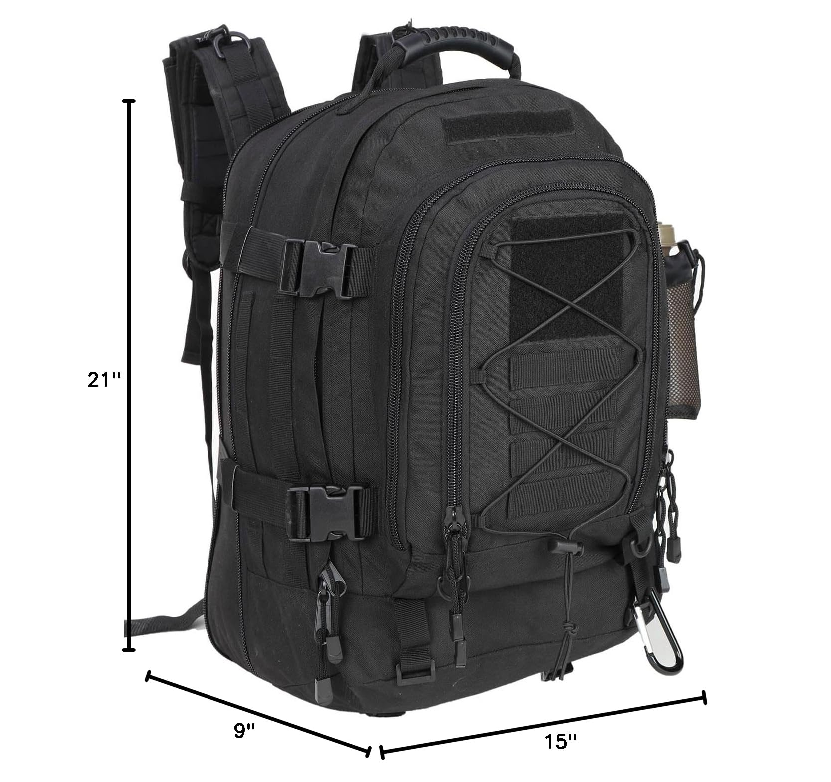 65L Modular Expedition Backpack - Expandable Technical Pack for Wilderness Trekking