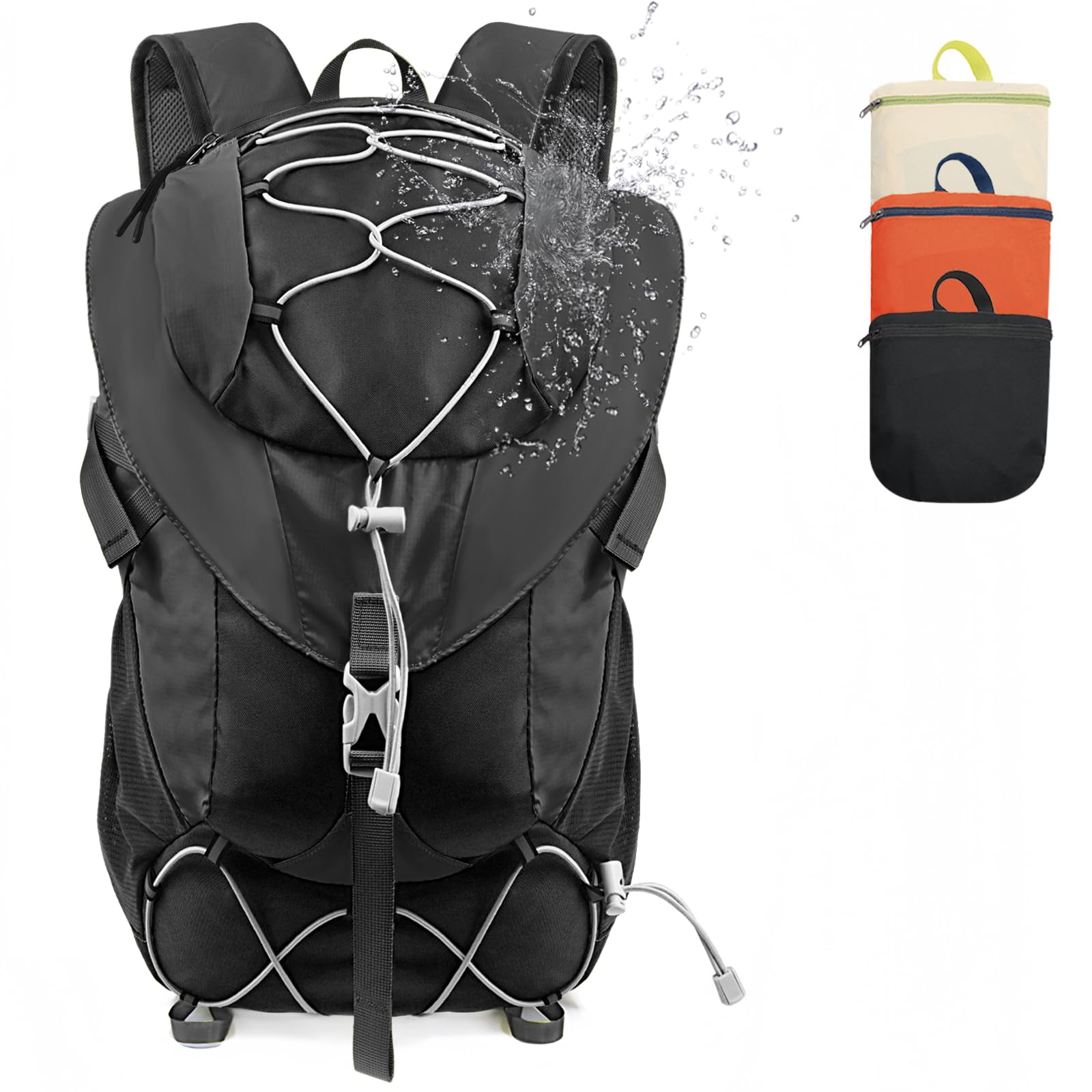 20L Ultralight Weather-Ready Daypack - Packable Hiking Backpack for Trail &amp; Travel
