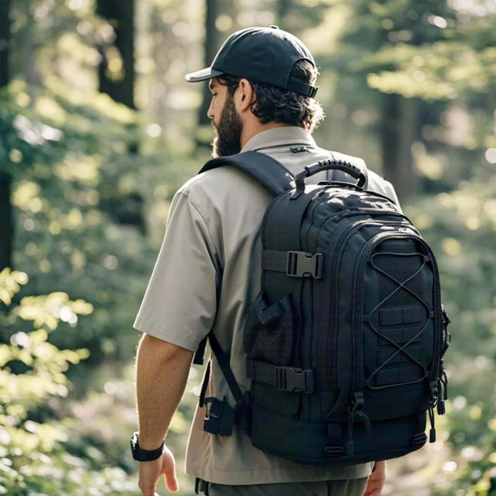 65L Modular Expedition Backpack - Expandable Technical Pack for Wilderness Trekking