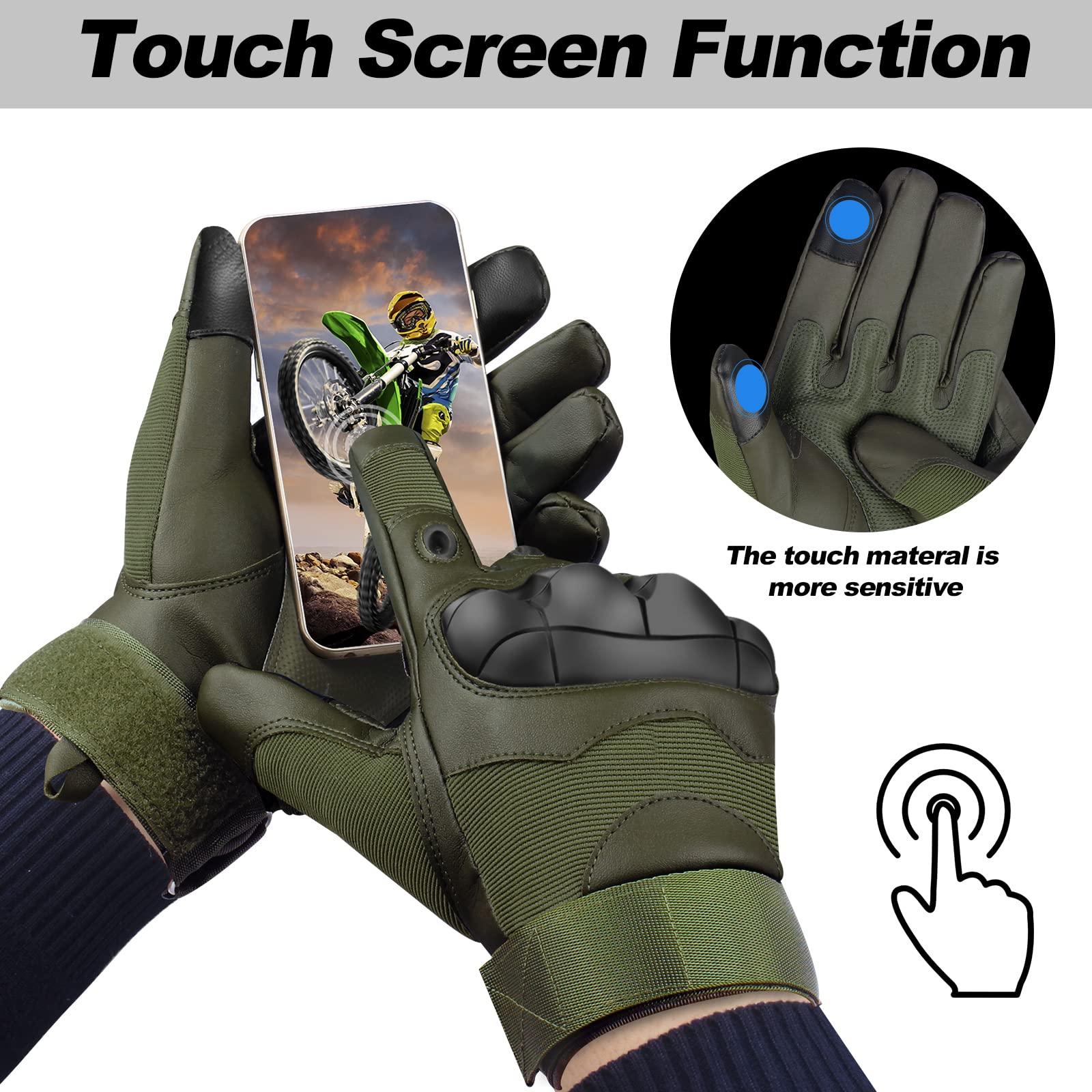 Mountain Climbing Gloves - Rock Grip & Impact Protection