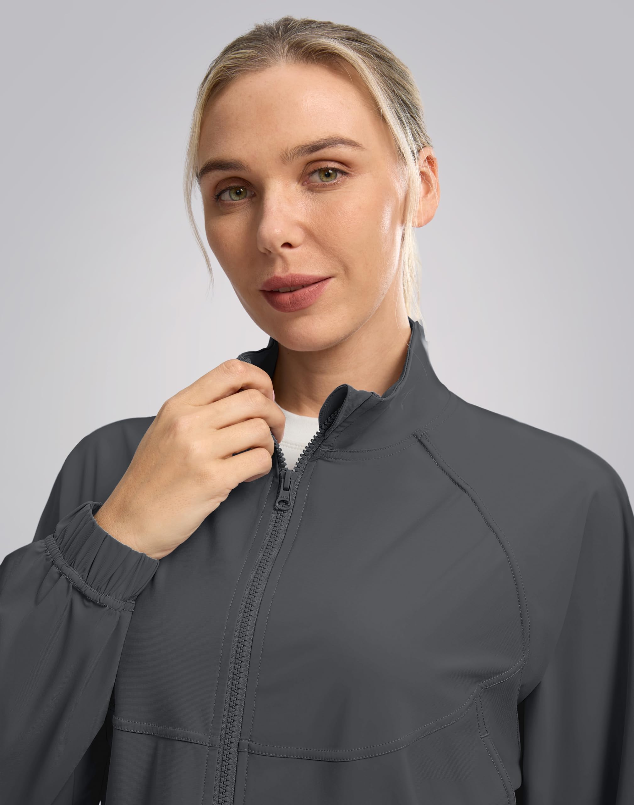 UPF 50+ Cropped Performance Shell - Ventilated Sun Defense for Technical Terrain