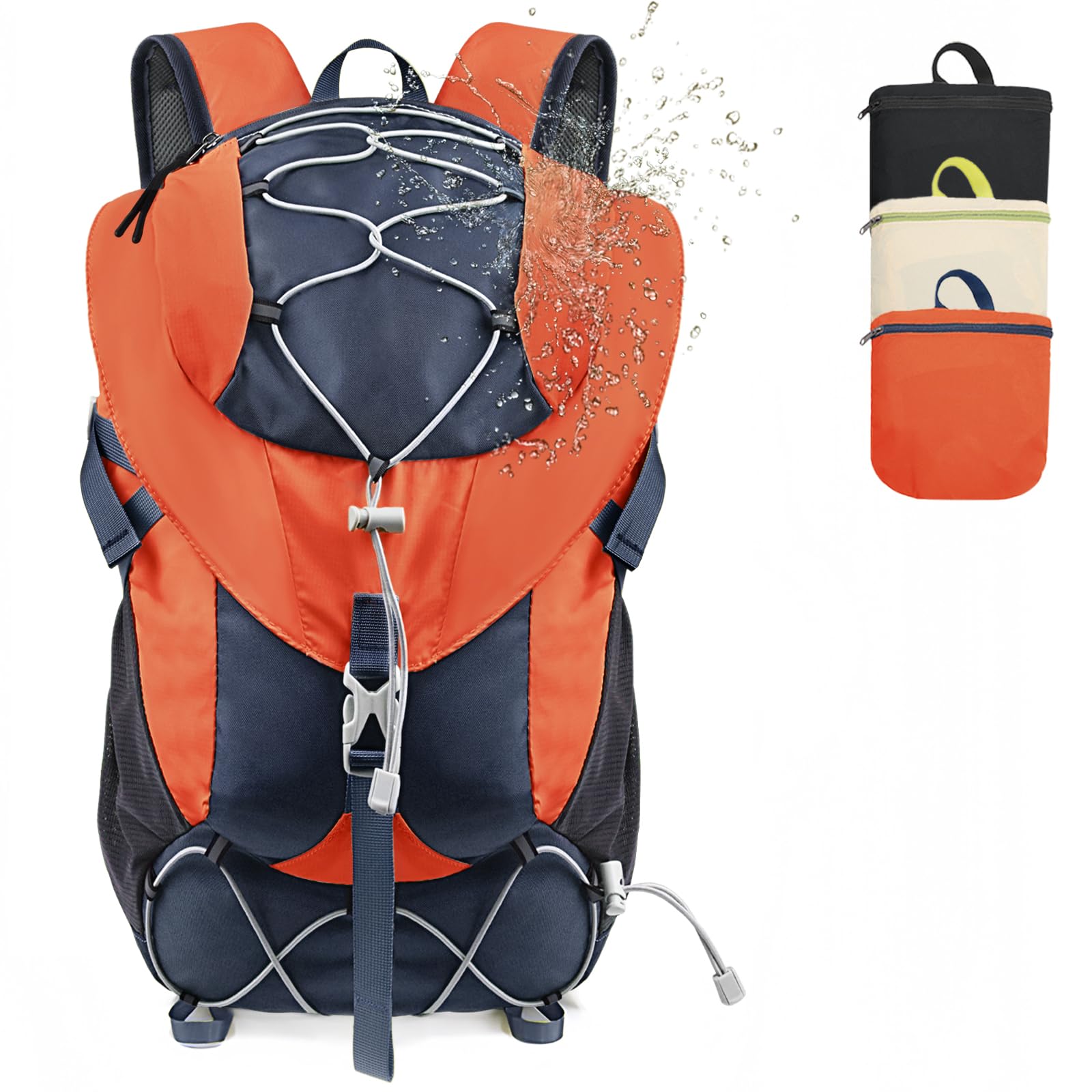 20L Ultralight Weather-Ready Daypack - Packable Hiking Backpack for Trail &amp; Travel