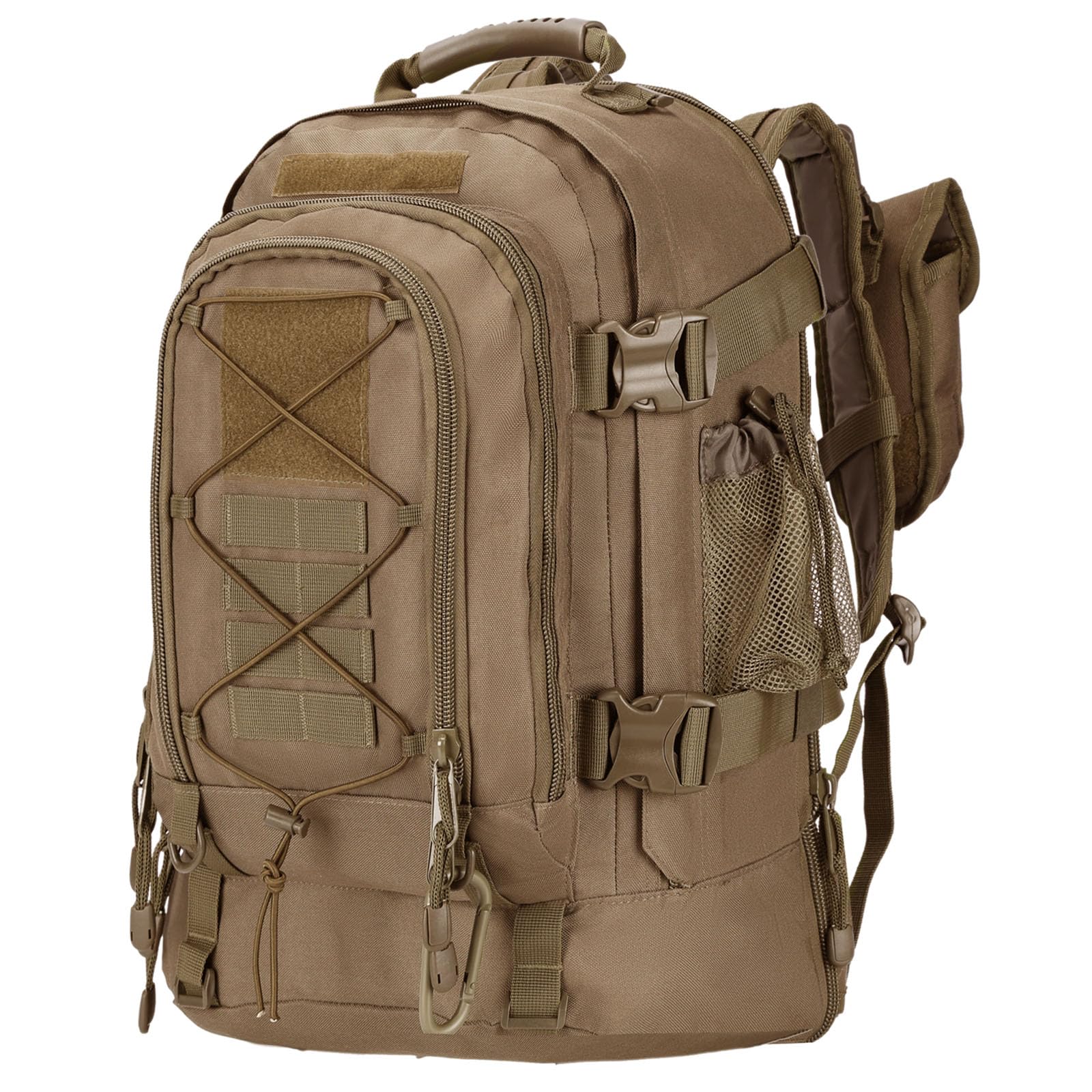 65L Modular Expedition Backpack - Expandable Technical Pack for Wilderness Trekking