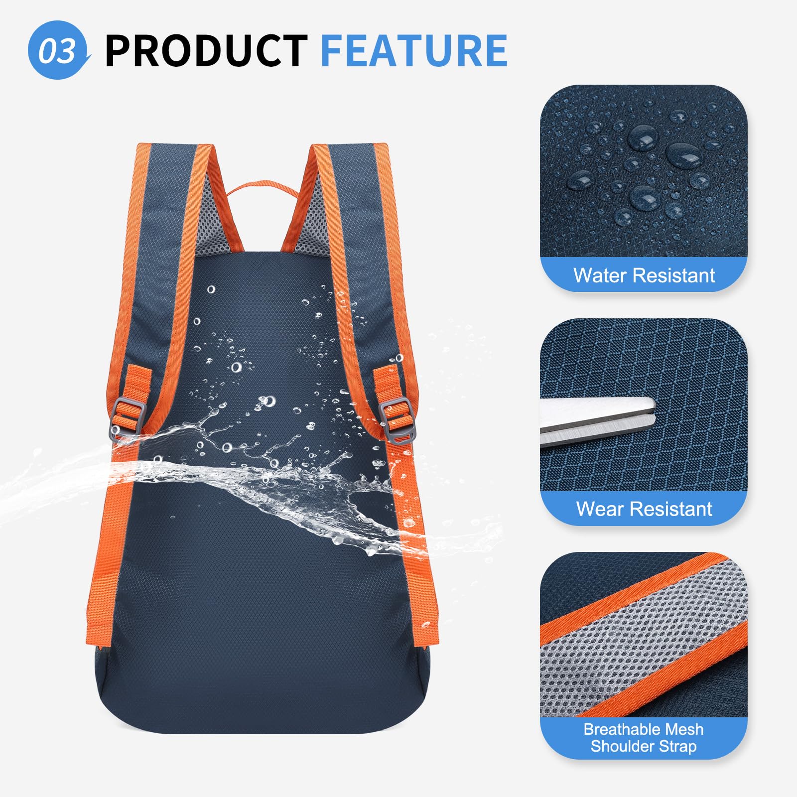 16L Ultralight Packable Daypack – Weather-Ready Hiking Backpack for Fast & Light Missions