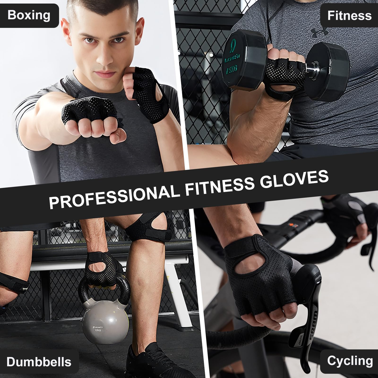Mountain Fingerless Gloves - Rock Protection & Grip for Hiking
