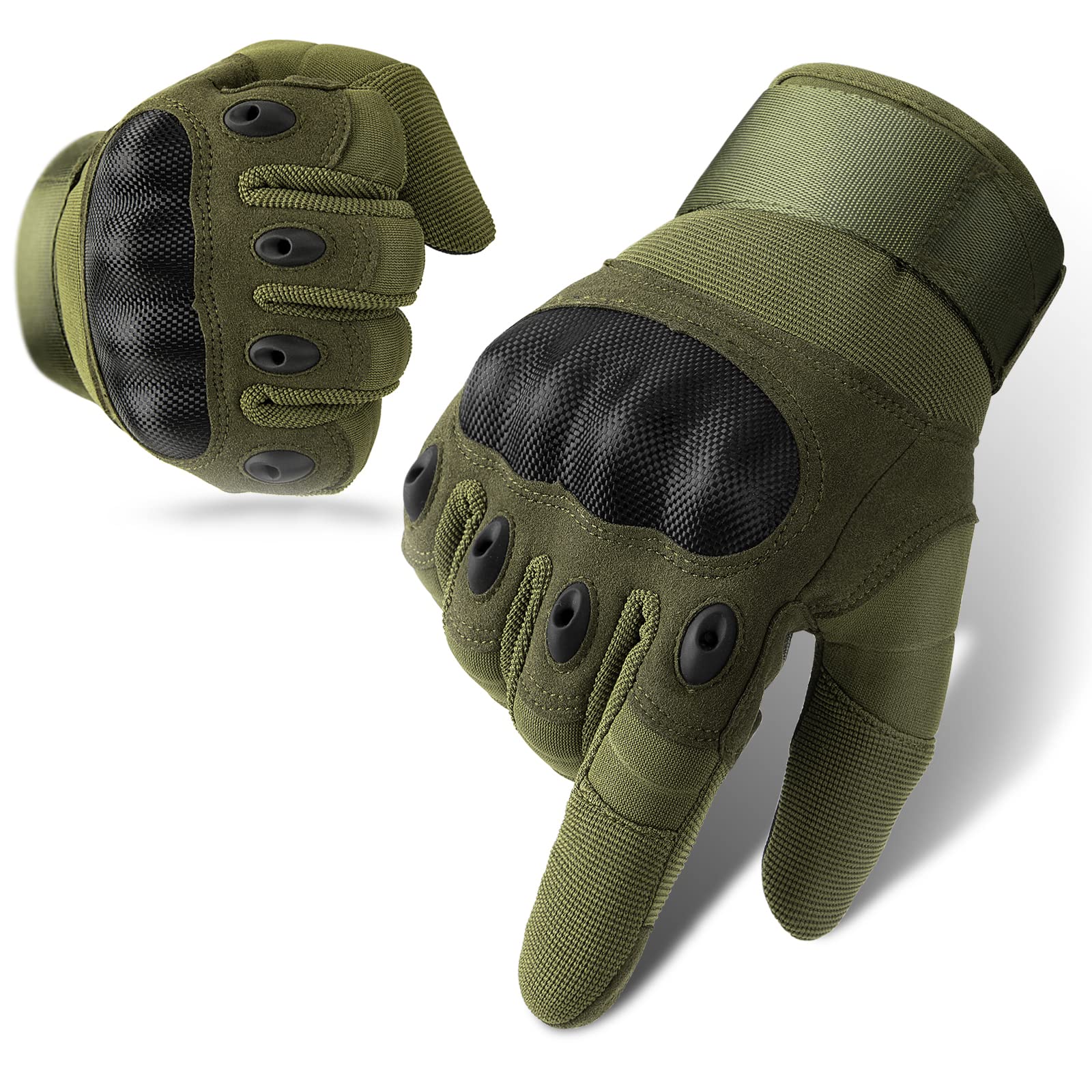 Mountain Climbing Gloves - Rock Grip & Knuckle Protection