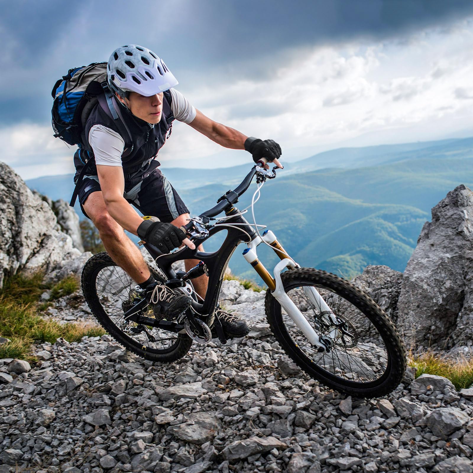 Mountain Climbing Gloves - Rock Grip & Knuckle Protection