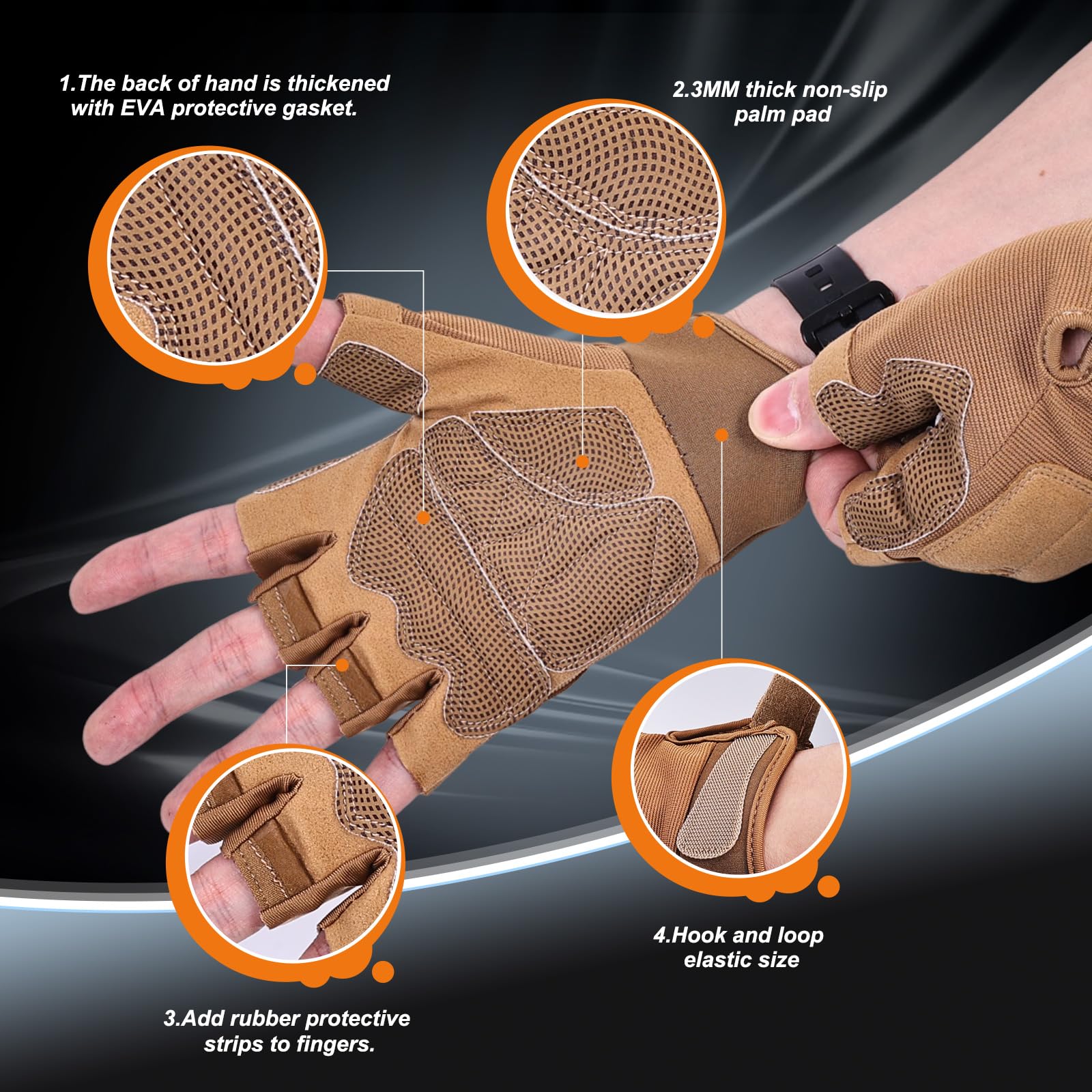 Mountain Training Gloves - Rock Grip & Palm Protection