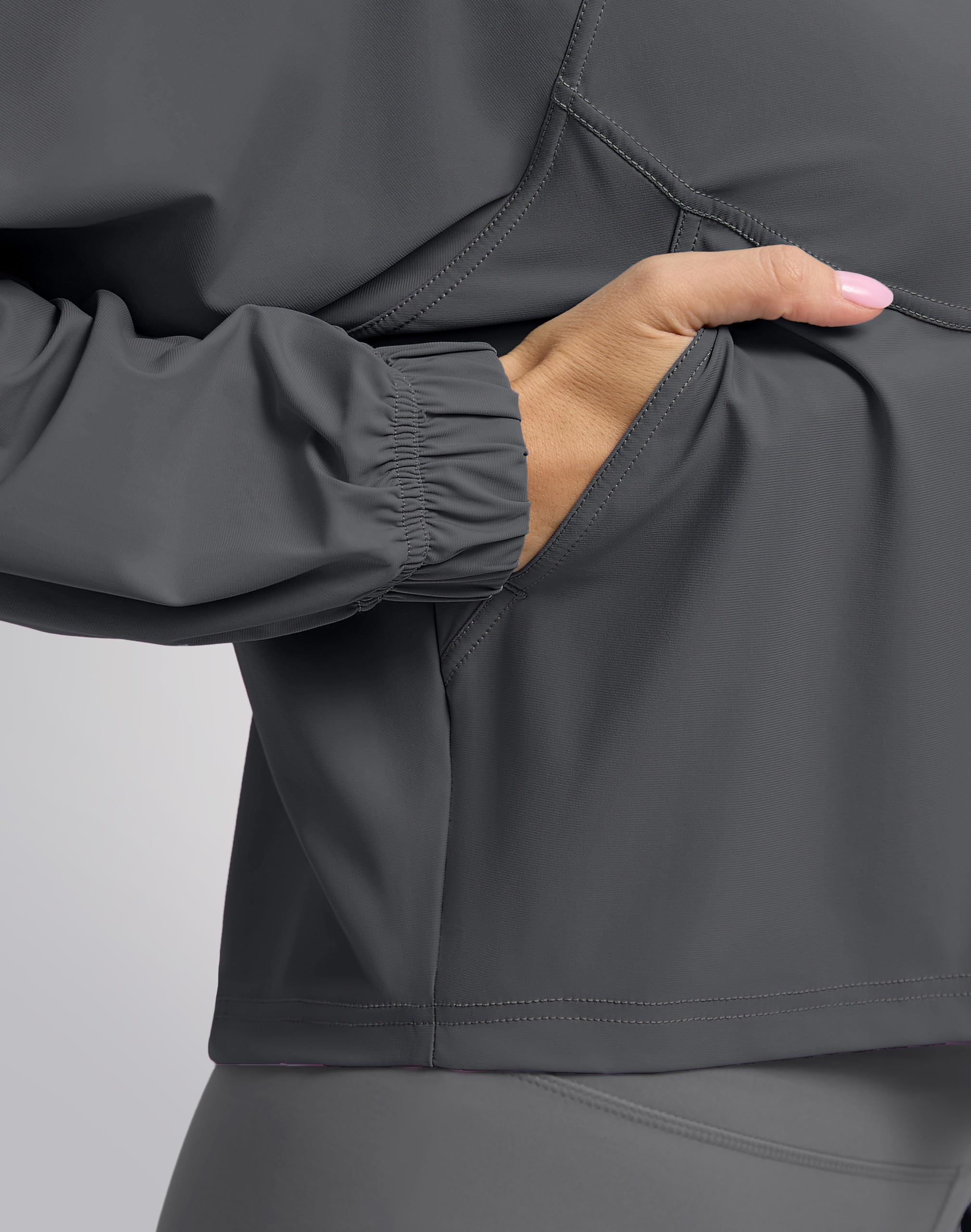 UPF 50+ Cropped Performance Shell - Ventilated Sun Defense for Technical Terrain