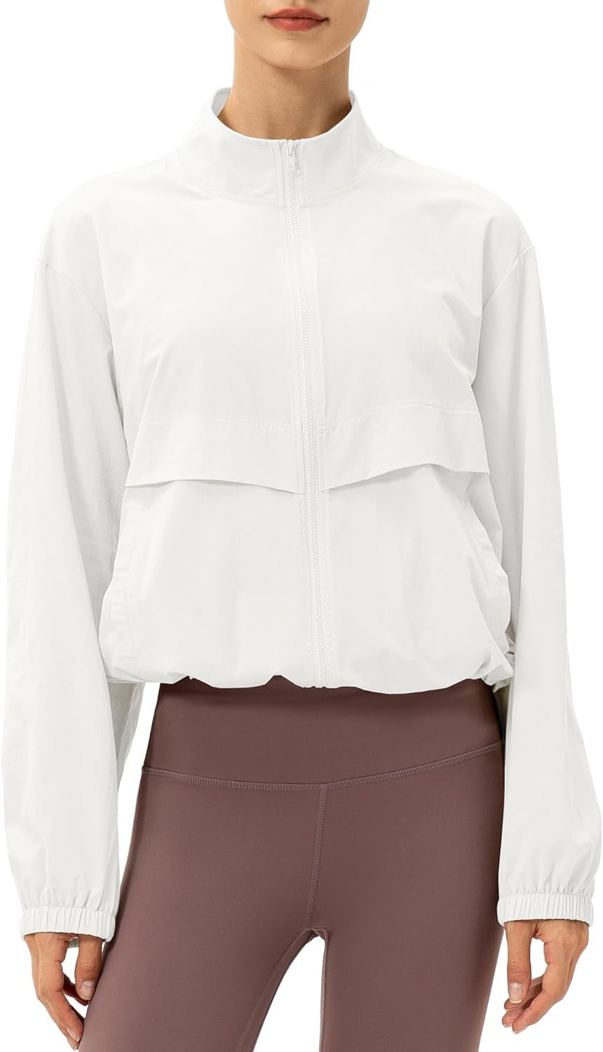 Windproof Sun Protection Jacket - Lightweight Performance Shell for High-Output Activities