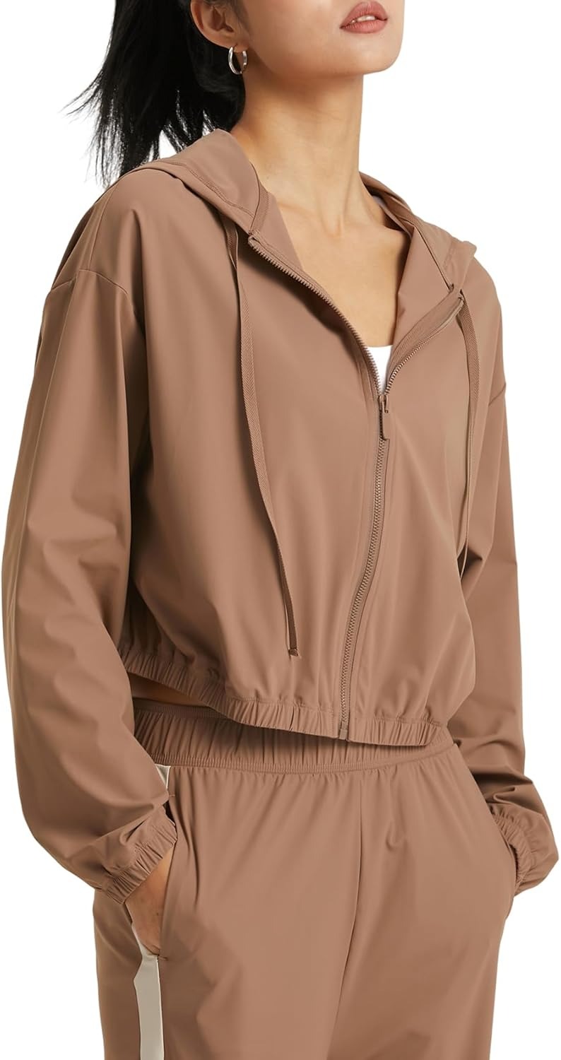 UPF 50+ Cropped Sun Hoodie - Ventilated Performance Layer for High-Intensity Activities