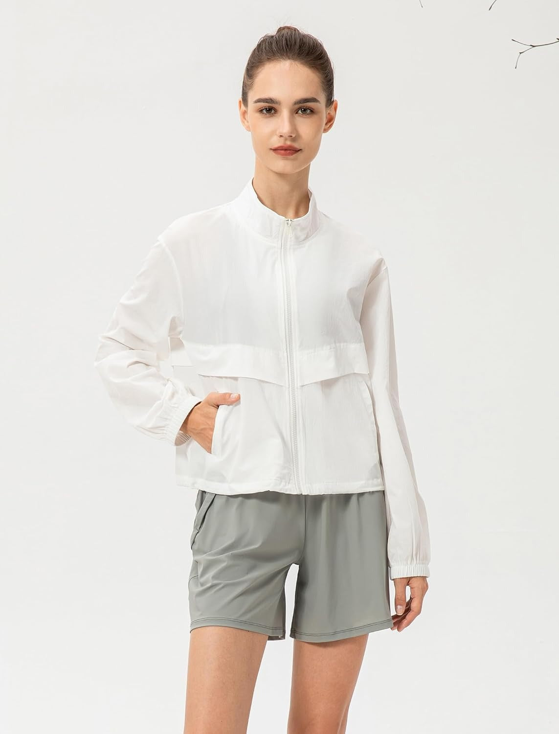Windproof Sun Protection Jacket - Lightweight Performance Shell for High-Output Activities
