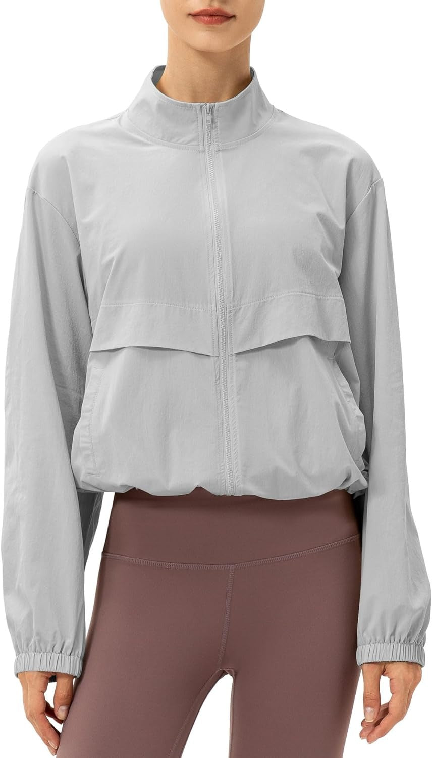 Windproof Sun Protection Jacket - Lightweight Performance Shell for High-Output Activities